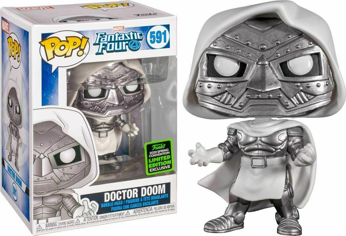 FUNKO POP - Doctor Doom Nr. 591 - FANTASTIC FOUR - LIMITED EDITION