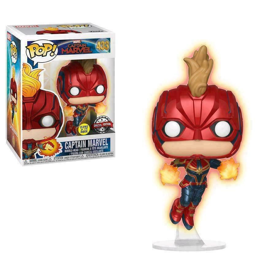 Funko POP 433 Captain Marvel - Special Edition - Glow In The Dark