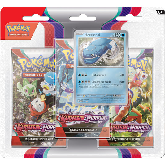 Karmesin & Purpur 3-Pack Blister Herrashai