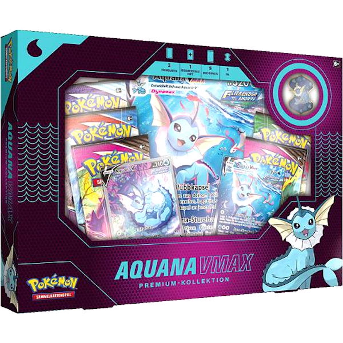 Pokemon Aquana VMAX Premium Kollektion - DE