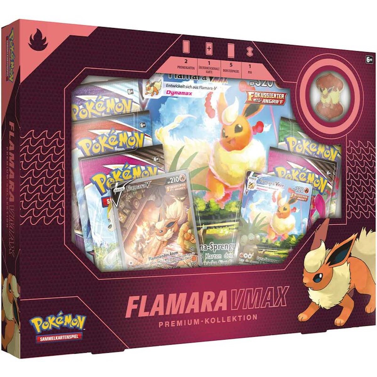 Pokemon Flamara VMAX Premium Kollektion - DE