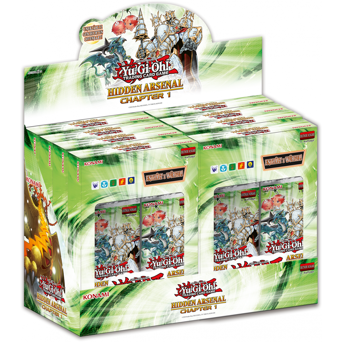 Yu-Gi-Oh ! Hidden Arsenal Chapter 1 Display mit 8 Boxen 1.Auflage EN